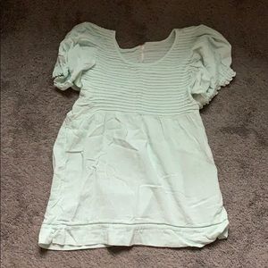 Mint Free People Tunic